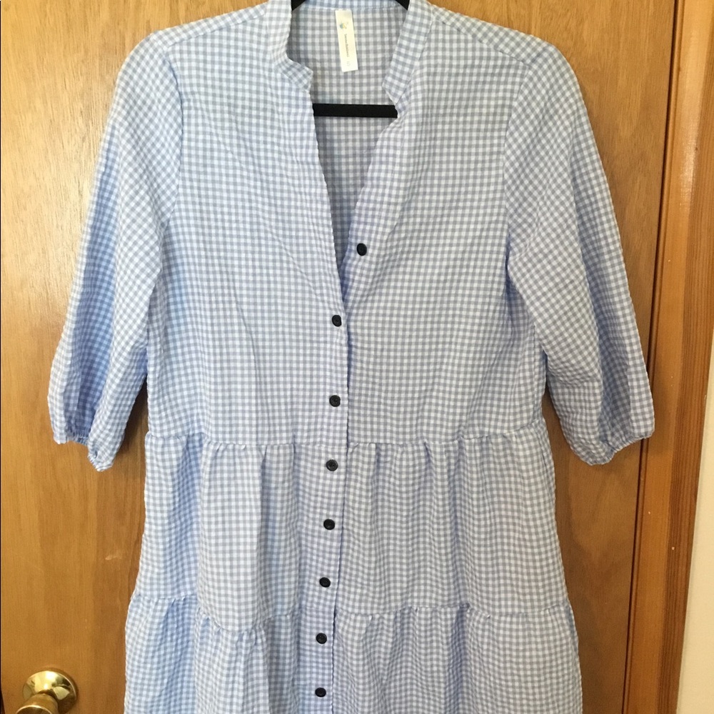 Gingham Mini Dress